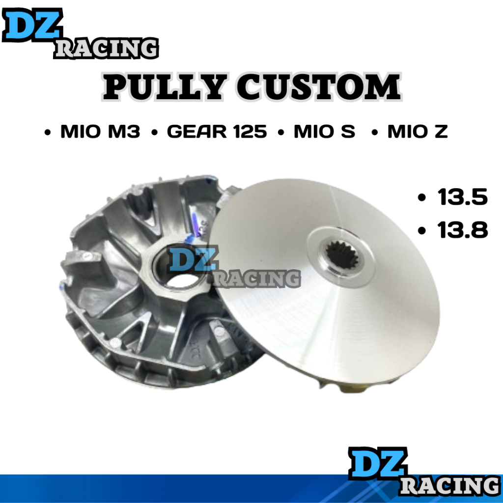Pulley Pully Custom Mio M3 Kode 2SX Mio Z Mio S Gear 125 Pully Custom 13,5 13,8 Derajat Pulley Bubut
