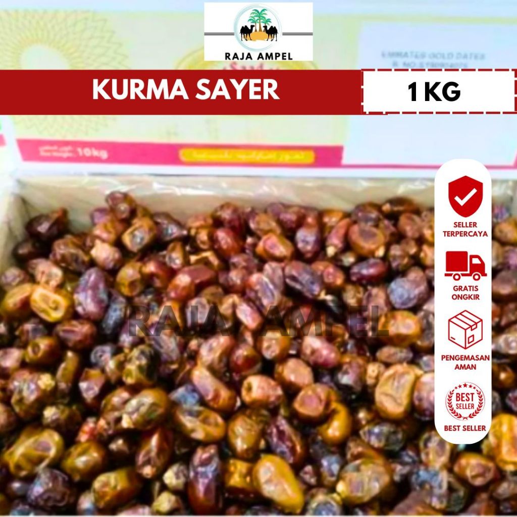 

Kurma Al Saad Khalas Naghal 1KG Dubai Asli UAE Kurma SAYER Untuk Buka Puasa Mesir Golden Valley Manis Kholas Nabeez ASI Masin Berserat