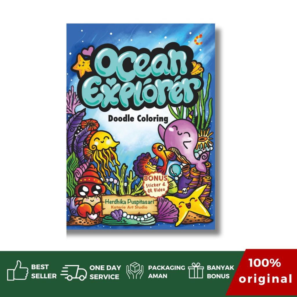 CKLIK MEDIA - Buku Doodle Art : Ocean Explorer