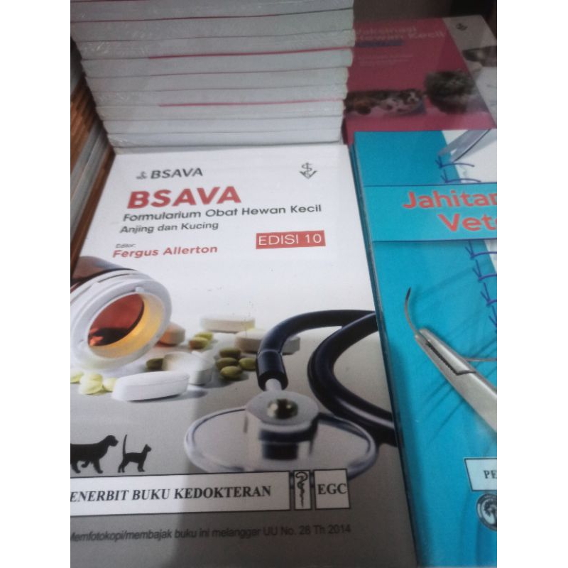 Buku EGC Original BSAVA Formularium Obat Hewan Anjing dan Kucing Edisi 10
