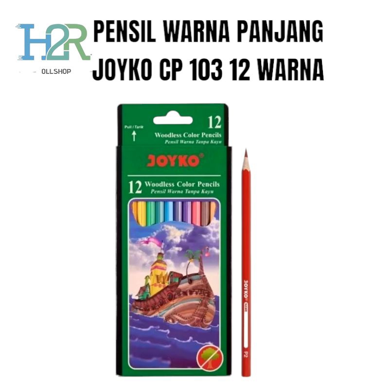 

Pensil Warna Panjang Joyko12 Warna CP 103