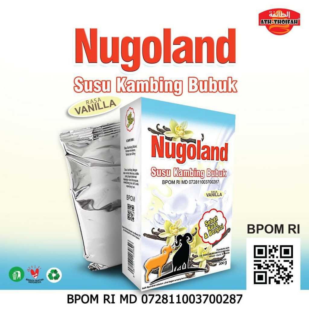 

Susu Kambing Etawa Bubuk 200 Gram Atasi Asma Pencernaan Pengeroposan Tulang Rasa Vanilla