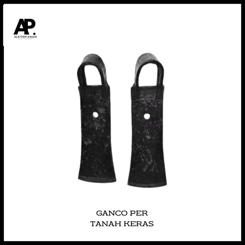 Ganco Tanah Keras Baja Asli/Ganco Batu Baja Per