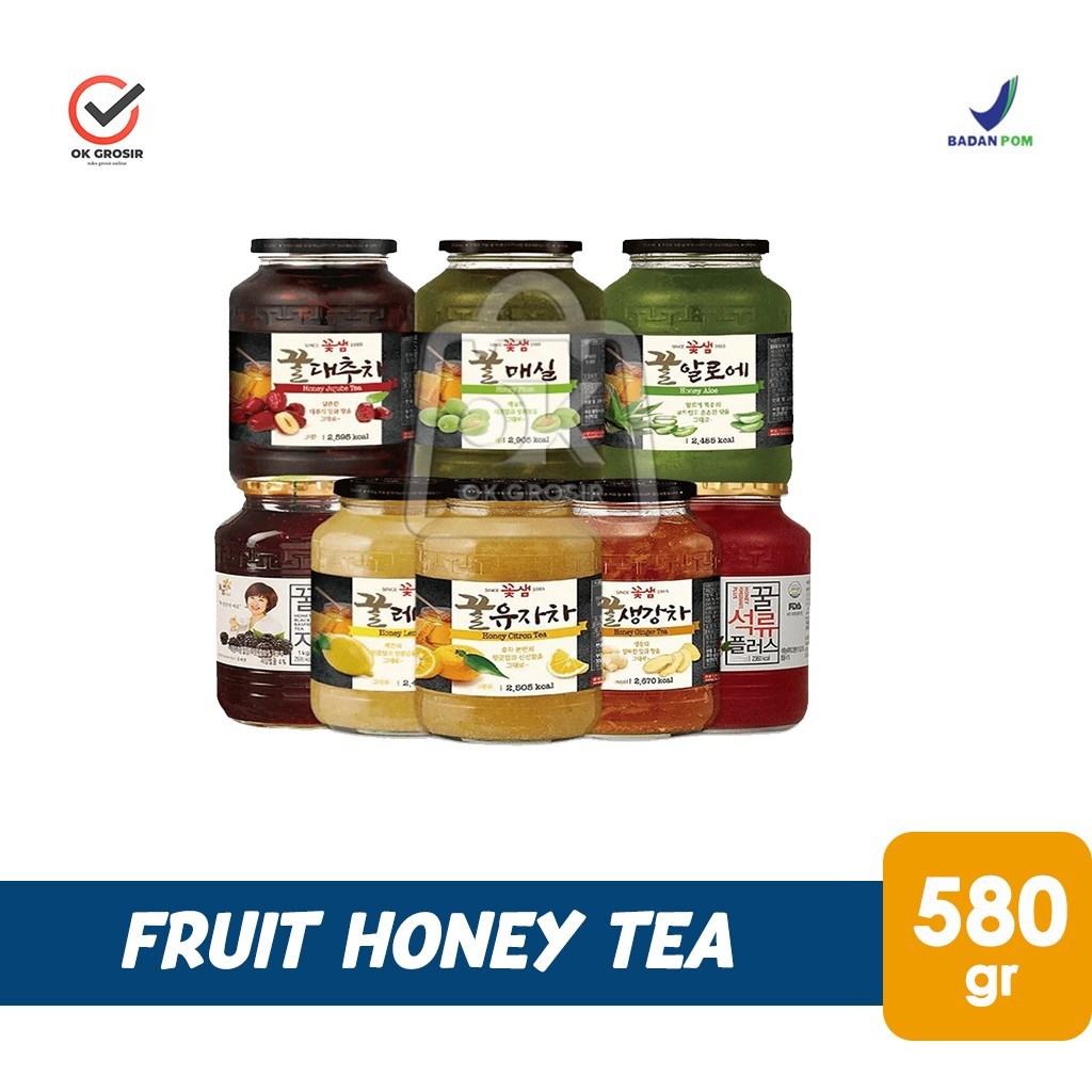 

Kkoh Shaem Honey Citron Tea / Konsentrat Jeruk Yuja Madu (Botol Kaca 580 gr)