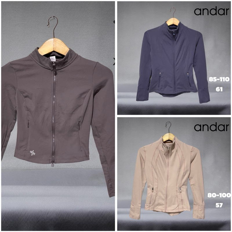 Andar Slim Fit Body Jaket Gym Olahraga