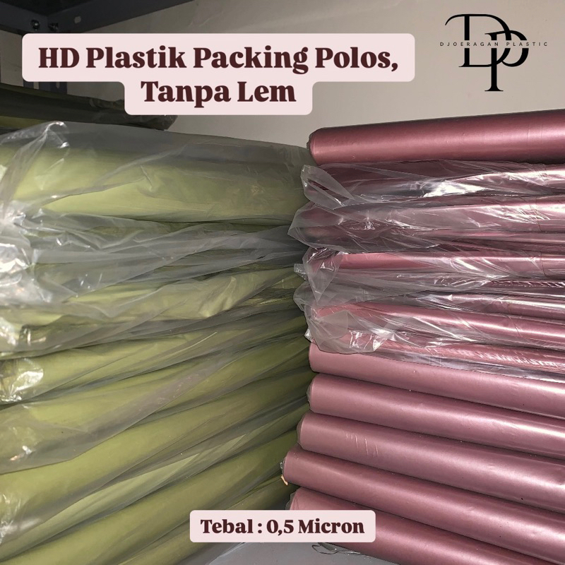 Kantong Plastik Packing Polos Tanpa Plong 30x40 & 35x50/ Plastik Packing/ Plastik olshop / Plastik T