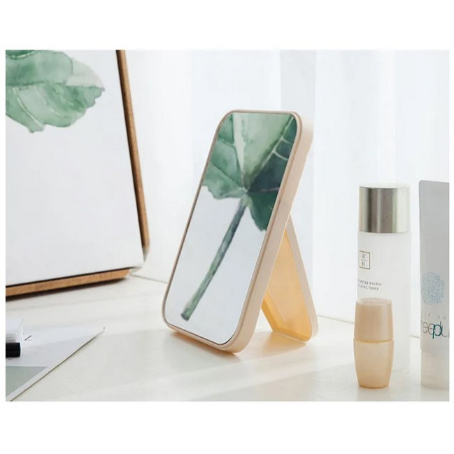 CERMIN MAKE UP LIPAT PERSEGI KACA MAKE UP