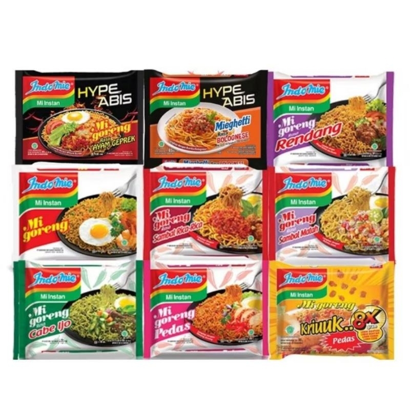 

Indomie mie instant all Variant 85g