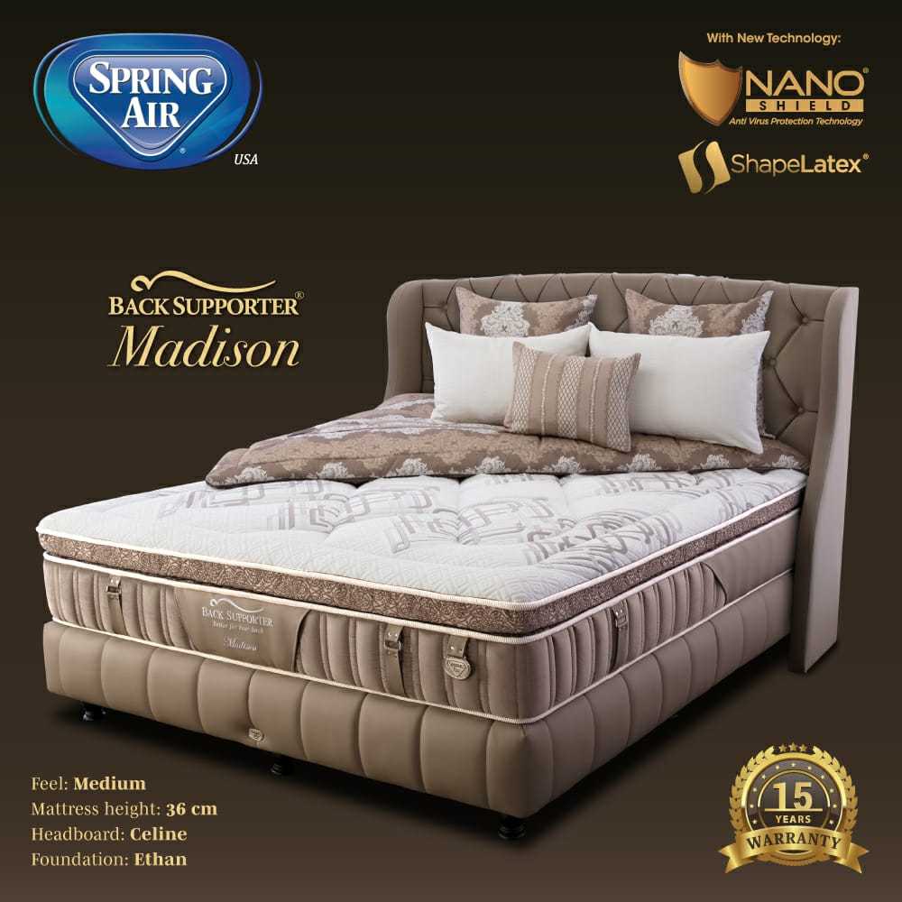 Spring Air Madison Urban Living Collection Springbed Full Set