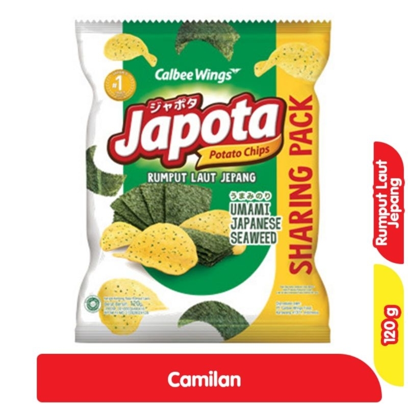 

Japota Keripik Kentang Rasa Umami Japanese Seaweed isi 120 gram