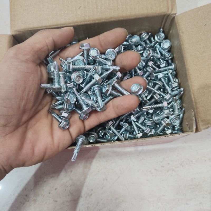 Baut Roofing Baja Ringan 1019 1000 Pcs Baut Roofing Baja Ringan 1019 Isi 1000 Pcs