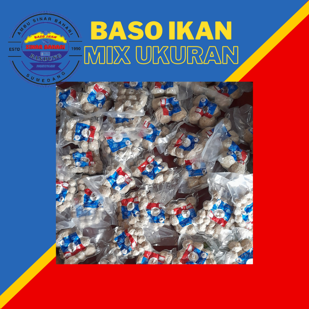 

Baso Ikan Sinar Bahari Bandung Original Mix Ukuran