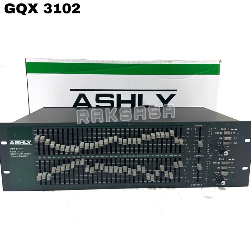 Equaliser Ashly GQX 3102 original GQX3102 ashly 3102