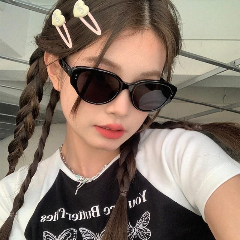 Kacamata Cat Eye Hitam Transparan Kacamata Frame Bingkai Trend Kacamata Hitam Fashion Wanita Pria