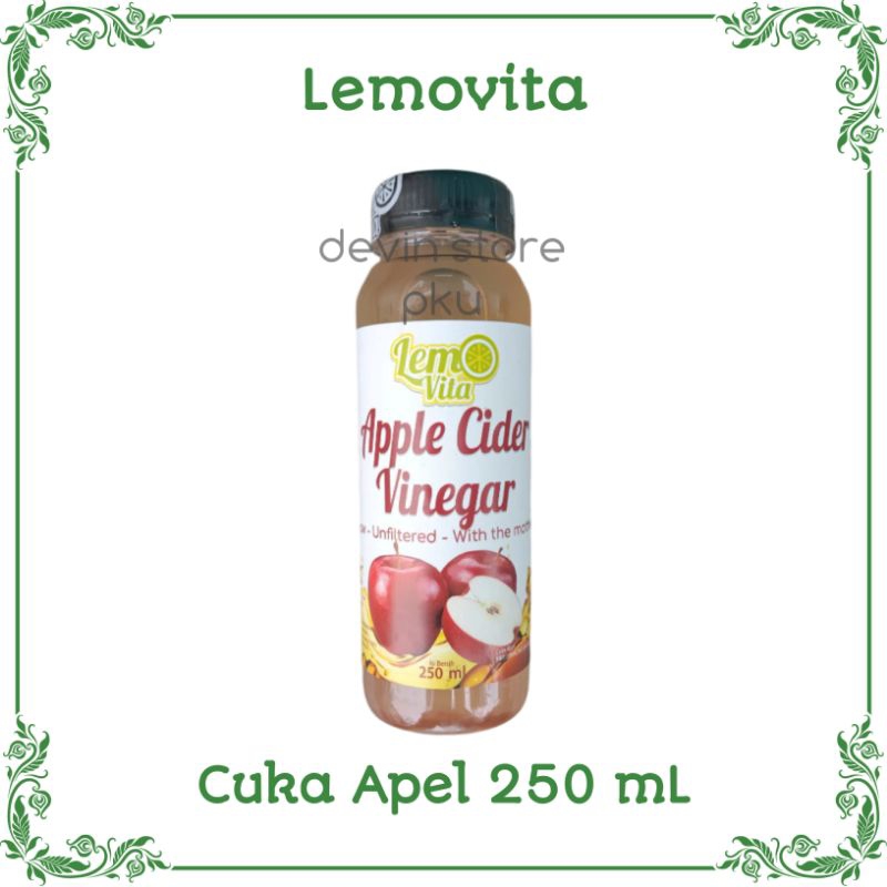 

Lemovita Cuka Apel 250 mL / Apple Cider Vinegar With The Mother