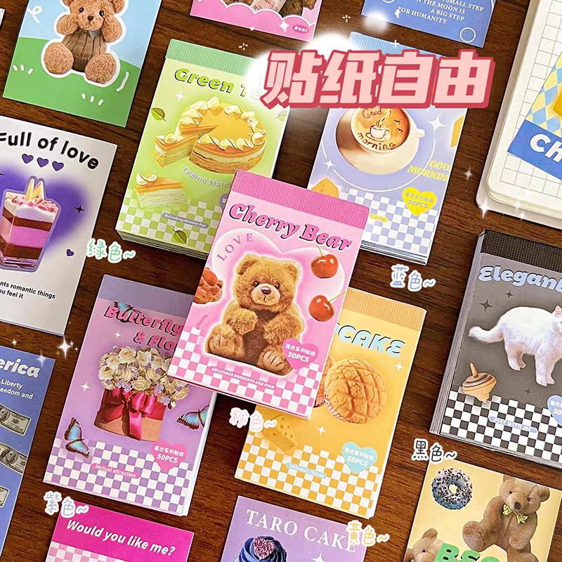 

KERTAS STICKER AESTHETIC FREEBIES MEMOPAD | isi ±50 lembar |