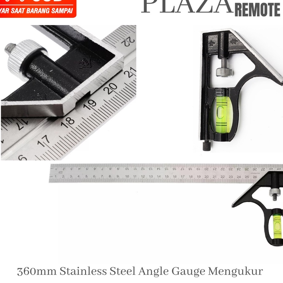 

PAKET HEMAT PENGGARIS SIKU L TUKANG MISTAR WATERPASS KOMBINASI 3 MM