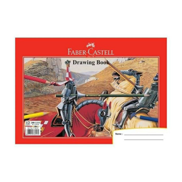 

SPESIAL AWAL TAHUN FABERCASTELL A3 drawing book 2gsm 2gr 174A3 sketch book buku sketsa BC paper buku gambar