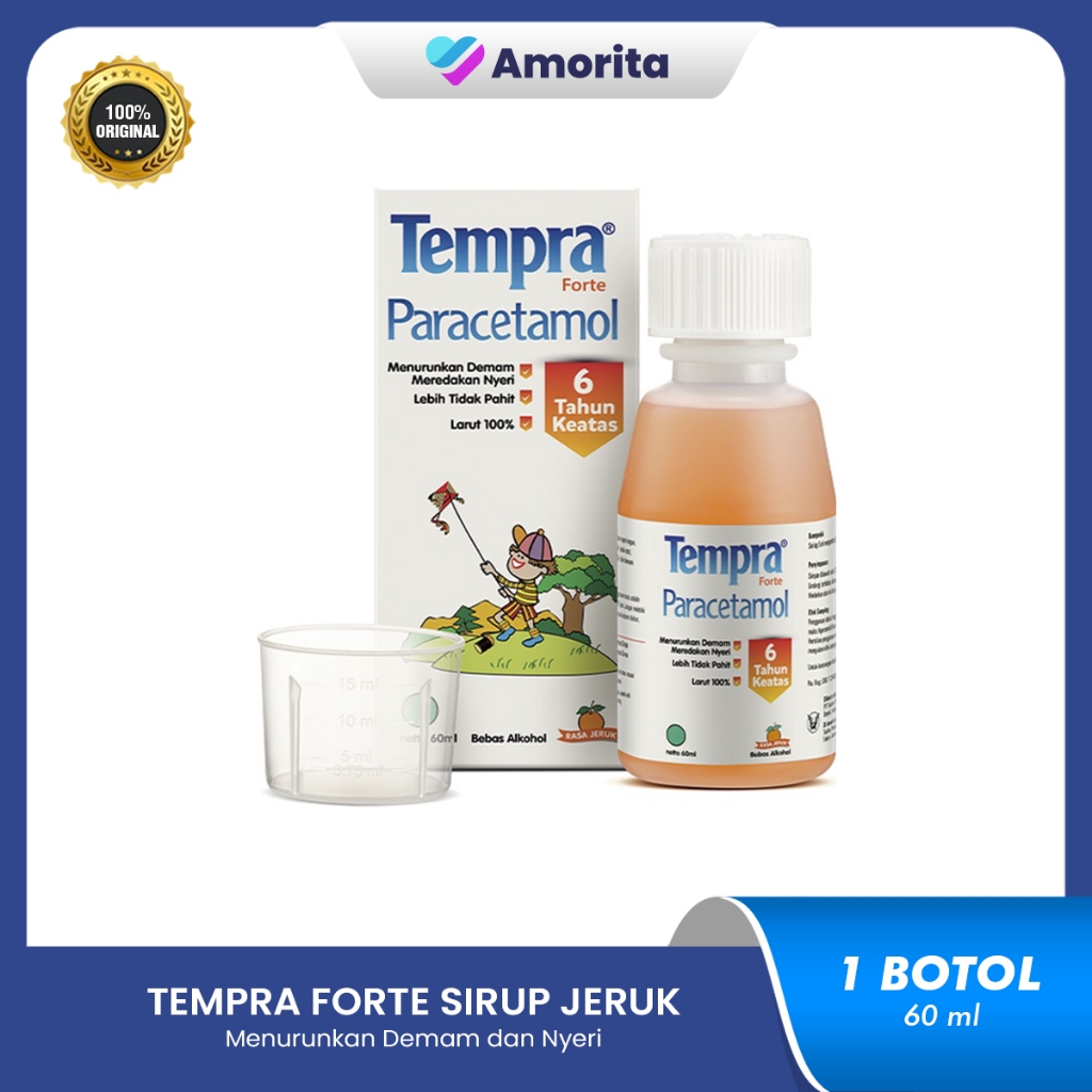 Tempra Forte Paracetamol Anak Rasa Jeruk 60ml