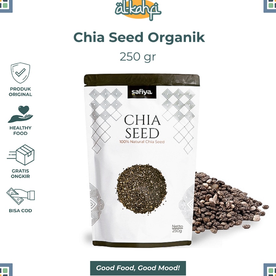 

KUALITAS TERJAMIN Organic Chia Seed 25 Gram Organic Black Chia Biji Chia Original Premium