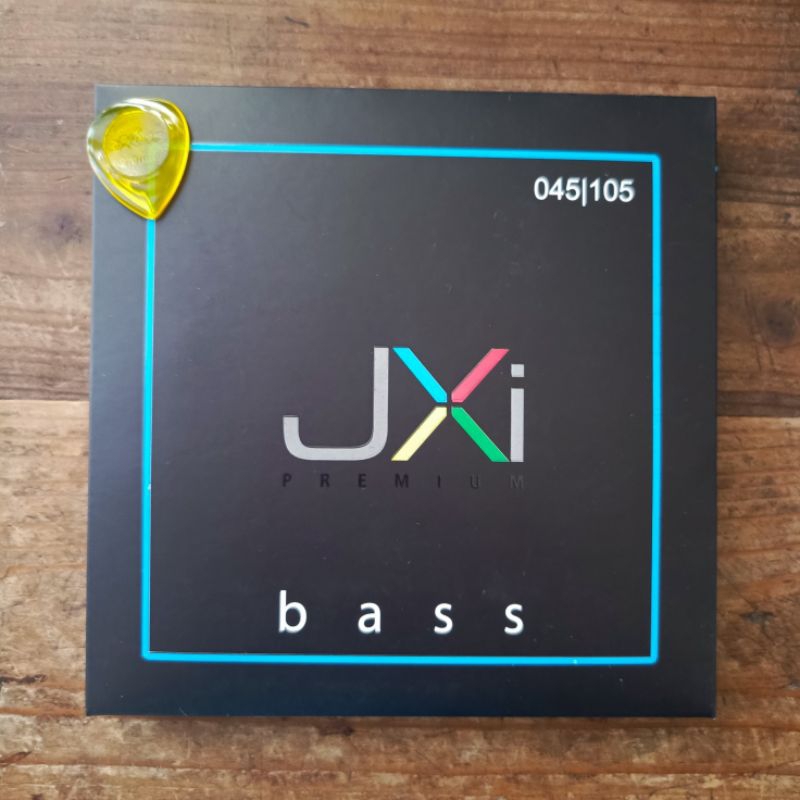 Senar Bass JXi Premium 045-105 Original 1Set 4 Senar - Free Pick Tebal