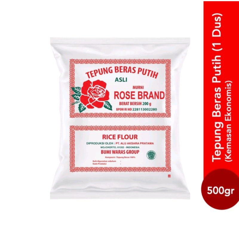 

ROSE BRAND Tepung Beras Putih 500 g