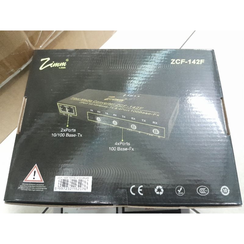 MEDIA CONVERTER 4FO 2LAN ZIMMLINK