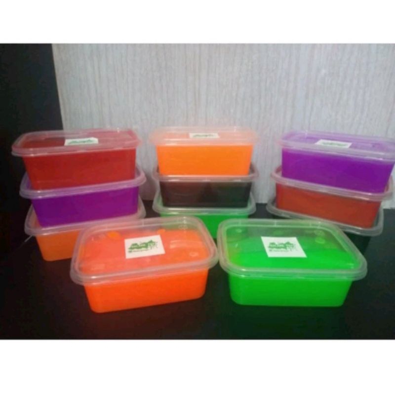 Slime Jelly Cup 200ml Murah Wangi Tidak Lengket