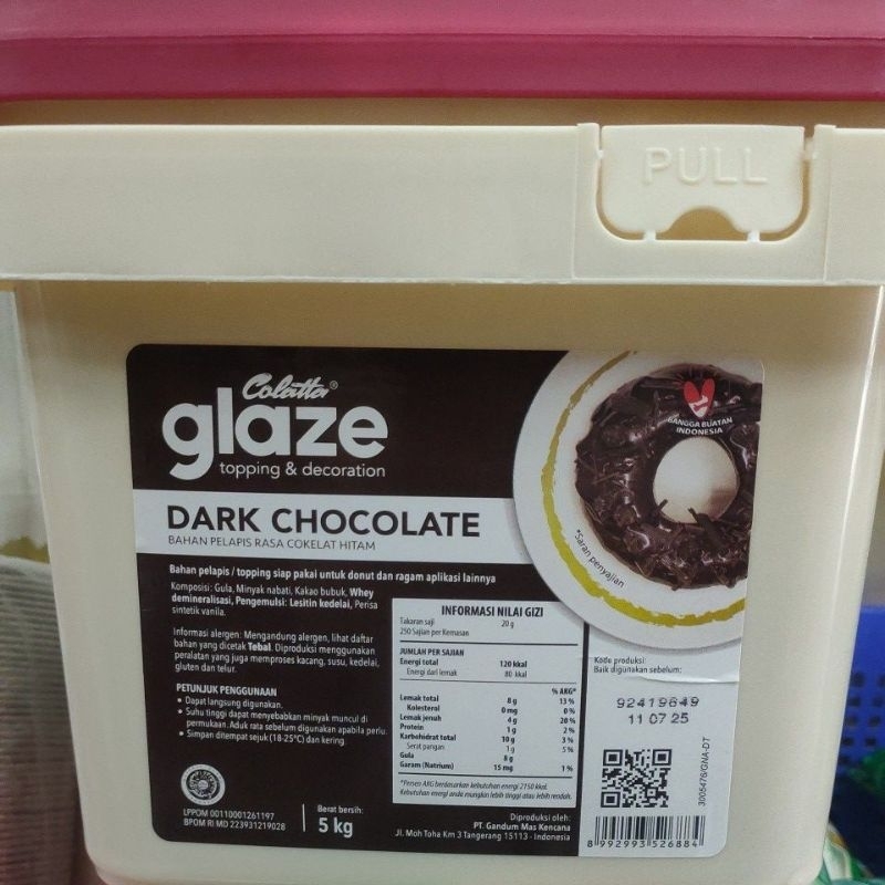 Glaze Dark Colatta 5kg/Colatta Glaze 5kg