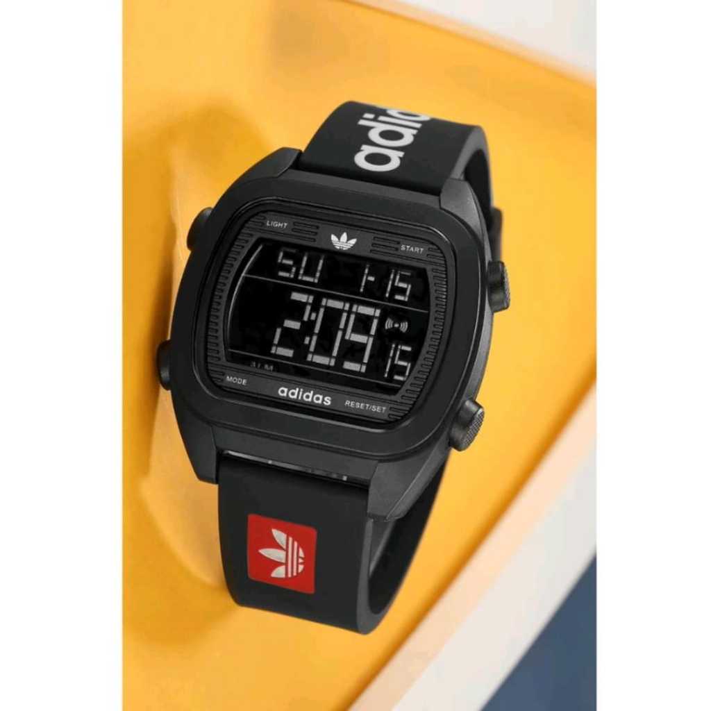 Jam Tangan Adidas Digital Strap Rubber
