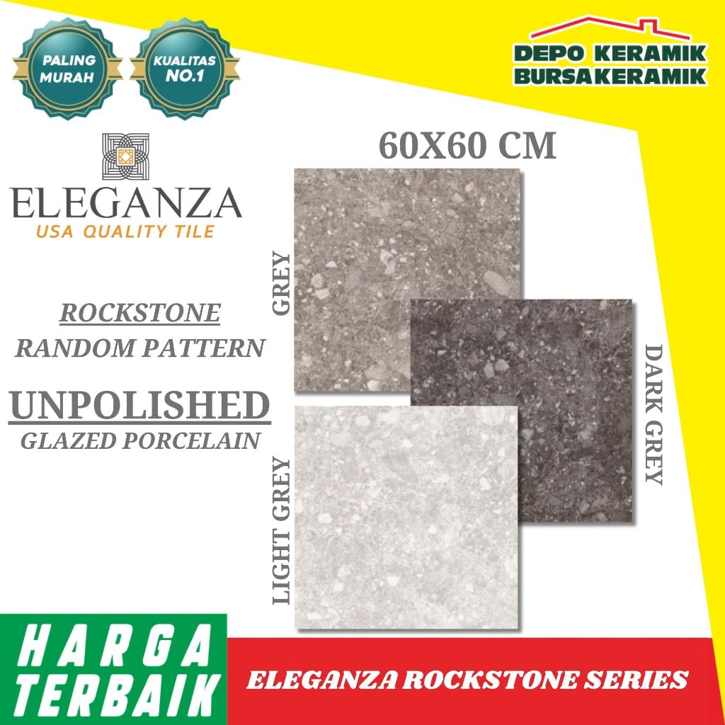 GRANIT MEWAH ELEGANZA 60X60 ROCKSTONE SERIES