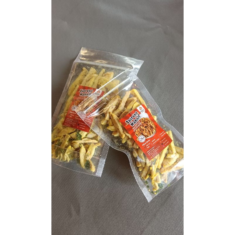 

100gr basreng wahh snack stik pedas daun jeruk/cemilan