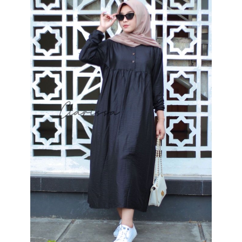 ARASYA MIDI DRESS SPESIAL POLOLINEN