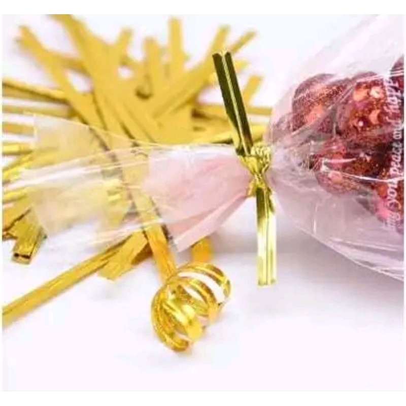

Twist Tie / Kawat Ikat 10 cm isi 100 pc