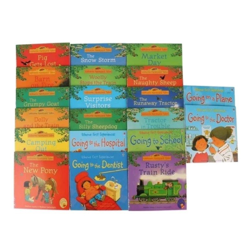 Termurah  1 set isi 20pcs Buku Cerita Usborne Story Book Usborne Farmyard Tales n First Experiences