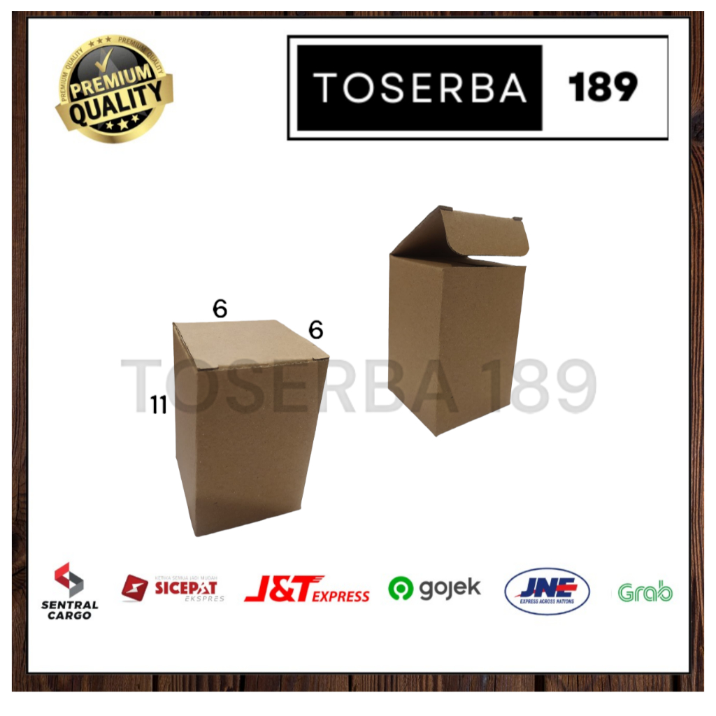 

kardus packing diecut/box pizza uk 6x6x11 cm