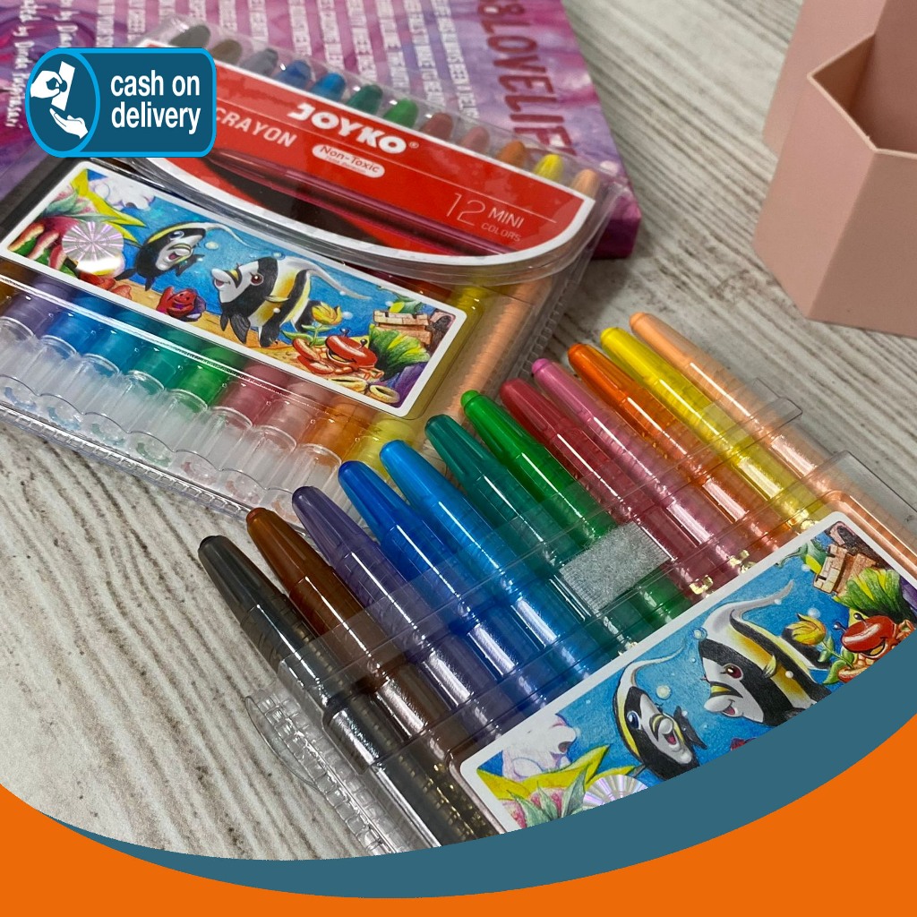 

KRAYON TWIST JOYKO MINI ISI 12 PCS KR-1387 CRAYON BISA DIPUTAR LUKIS MEWARNAI GAMBAR MENGGAMBAR ALAT TULIS KANTOR SEKOLAH MURAH TERMURAH COD