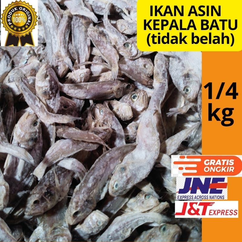 

Ikan asin bulat/ikan asin kecil/ikan asin kepala batu bulat 1/4kg / 250gr