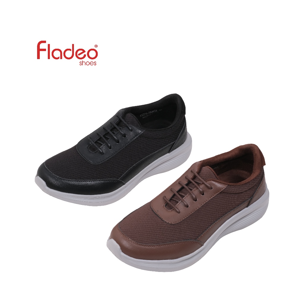 Fladeo H24/MSS216-1BG/Sepatu Sneakers Tali Pria [ Sneakers Shoes ]