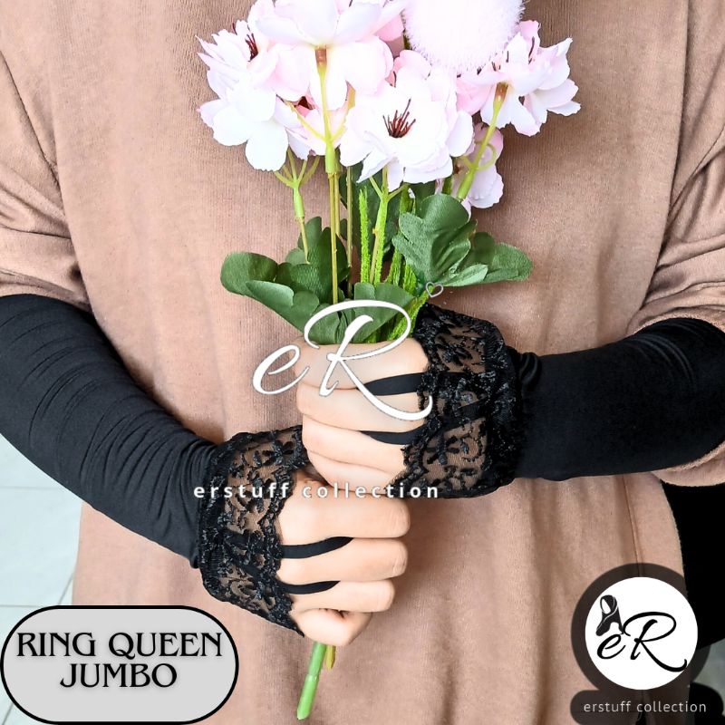 JUMBO BIG SIZE HANDSOCK RING QUEEN / MANSET JUMBO BIG SIZE RENDA CINCIN SENADA / MANSET TANGAN MUSLI