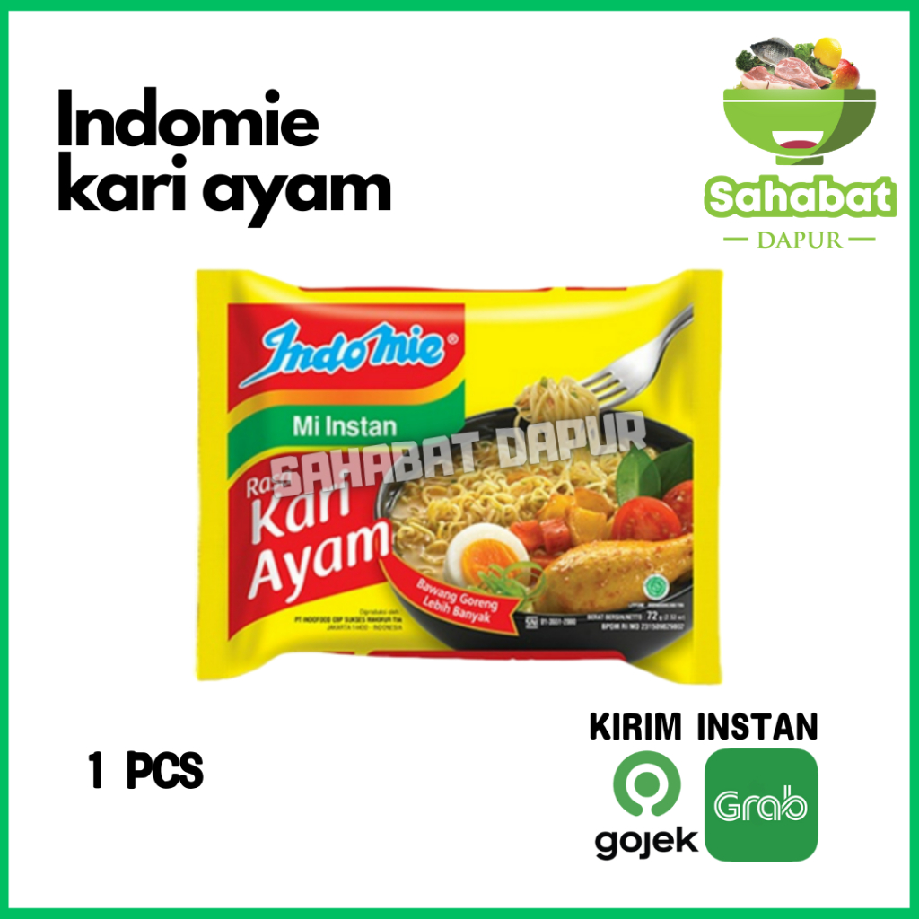 

Indomie Kari Ayam 1pcs / Mi Kari Ayam - Sahabatdapur