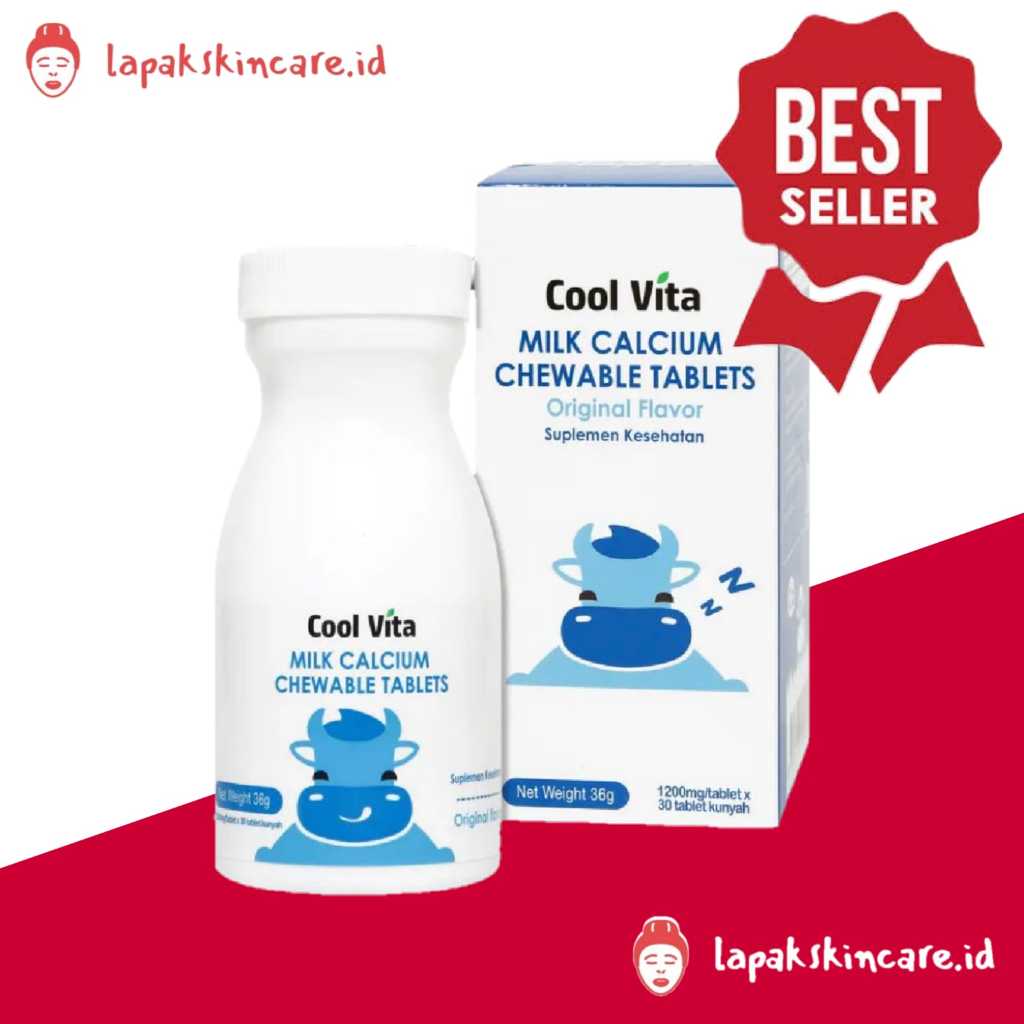 CoolVita Milk Calcium Chewable Tablets Suplemen Peninggi Badan