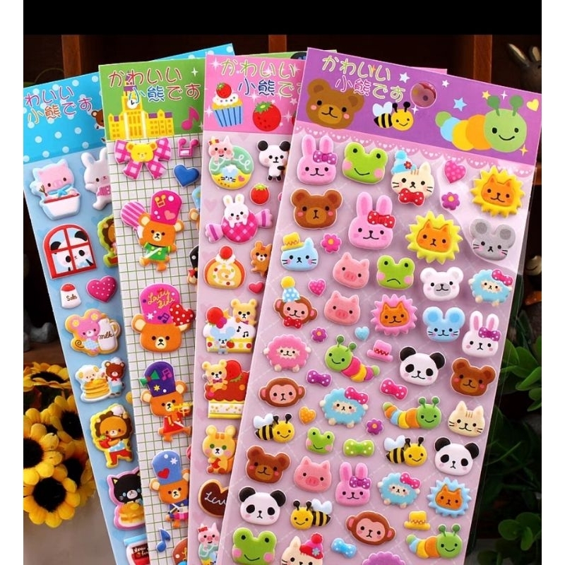 

Stiker Timbul Karakter Sticker Princess Stiker Korea Lucu