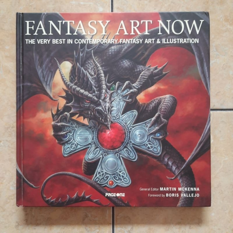 Buku Import Fantasy Art Now The Very Best In Contemporary Fantasy Art & Illustration Martin McKenna 