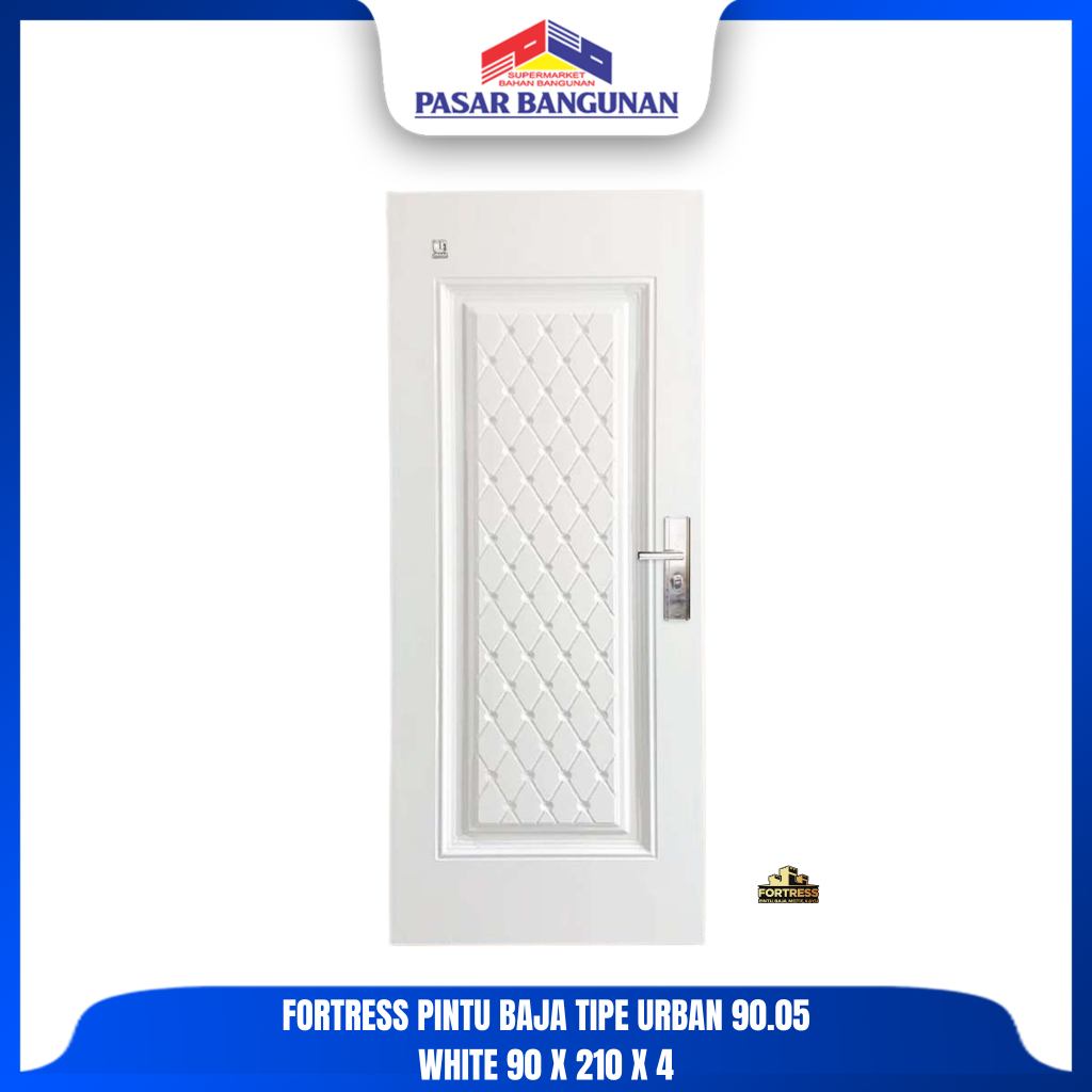 Fortress Pintu Baja Tipe Urban 90.05 White