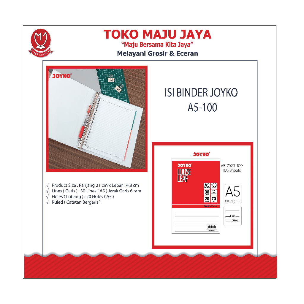 ISI BINDER JOYKO A5-100