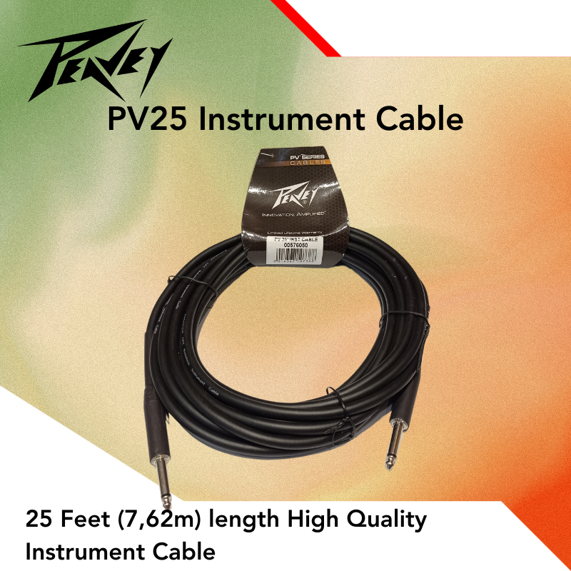 Kabel Audio Instrument Peavey PV25 PV-25 PV 25 Ft. Instrument Cable (7,6 Meter)
