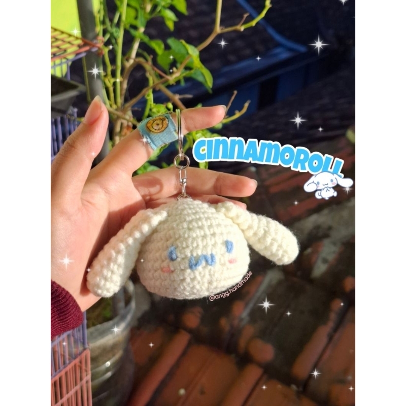 Amigurumi Cinnamoroll | Gantungan Kunci Cinnamoroll
