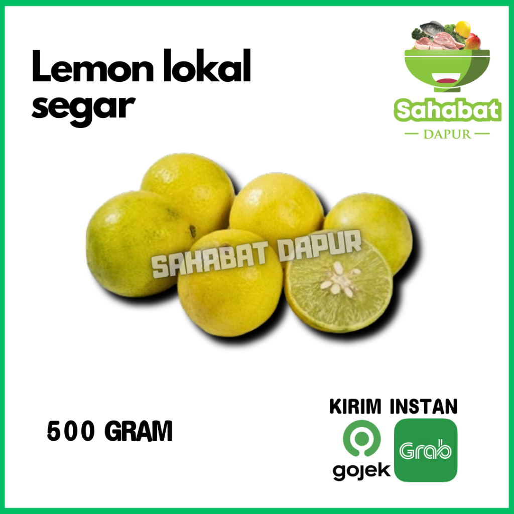 

Lemon /Lemon Lokal Segar 500gr - Sahabatdapur