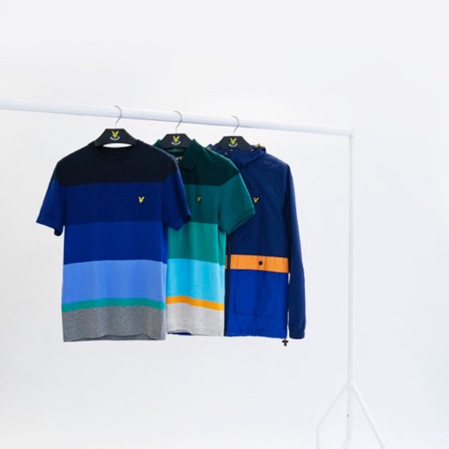 Lyle & Scott Engineered Stripe Tshirt